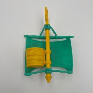 Vintage Disney Winnie the Pooh Ahoy There Pooh Replacement Ship Sail Piece Green